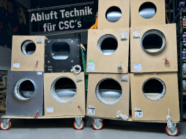 Abluft und Technik für CSC`s