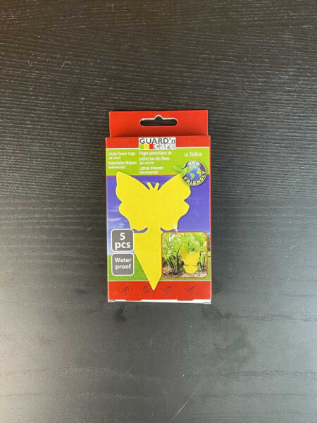 Gelbtafeln Schmetterling 5er / klein / Normal (Leimfalle)