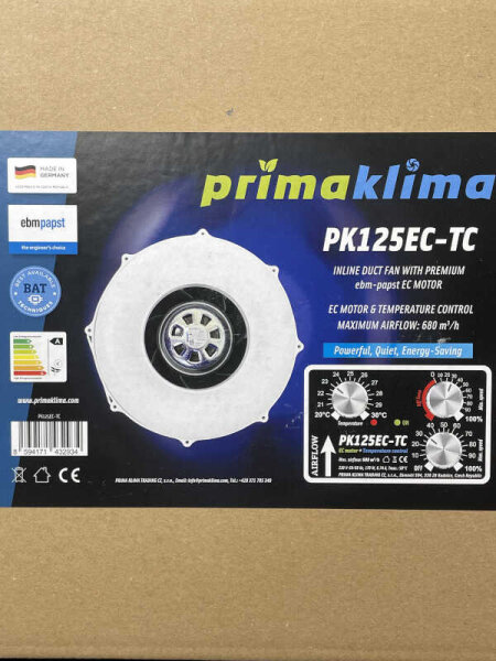 Prima Klima PK125EC-TC (max. 680m³/h, Ø125mm)