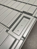 Deense Boden 100x109 cm, grau (Pflanzwanne, Fluttisch)