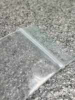 Druckverschlussbeutel klar 100stk, 40x60mm, 90µ