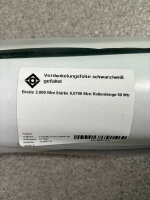 Folie Schwarz / Weiß 0,07µm 2m x 50m Rolle