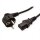 Kabel 3m IEC (weiblich) - Netzstecker 3x1,5mm²