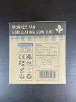 Secret Jardin Monkey Fan oscillating 17cm 20W (Kugellagersystem)
