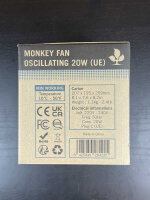 Secret Jardin MonkeyFan oscillating 17cm 20W (Kugellagersystem)