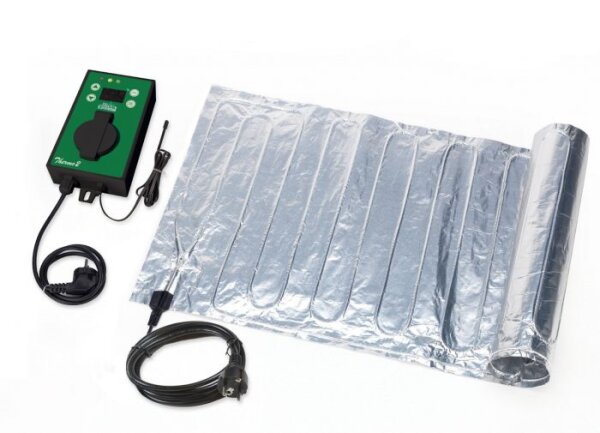 BioGreen Heizmatte (Aluminium) "Sahara" inkl. Thermostat 60x200cm 263W