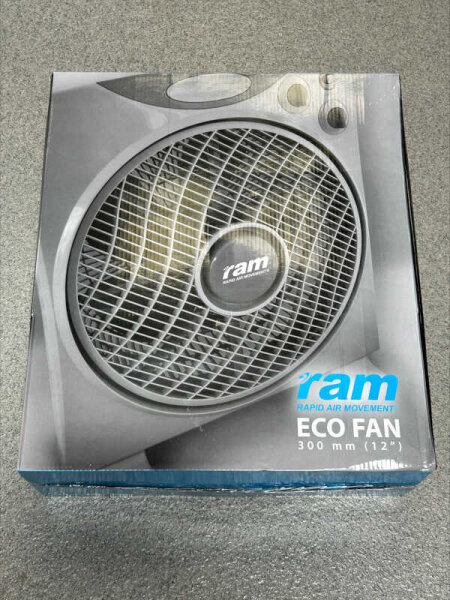 RAM Boxventilator 40W, 30cm, 3 Geschwindigkeitsstufen, Box Fan