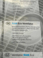 RAM Boxventilator 40W, 30cm, 3 Geschwindigkeitsstufen, Box Fan