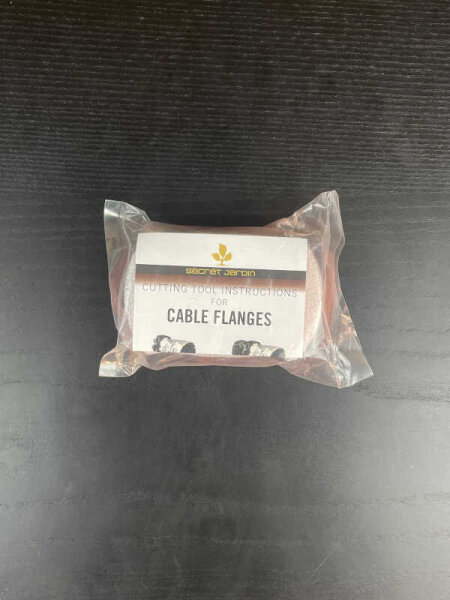 Secret Jardin Cable Flange Ø70 mm Double Socks inkl. Cuttingtool