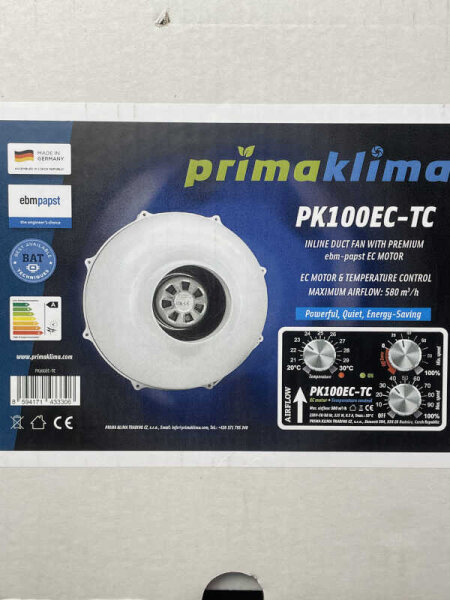 Prima Klima PK100 EC-TC (max. 580m³/h, Ø100mm)
