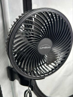 LumiFlora - EC Clip Fan RF6 9W, Oszillierend, 10-Stufen + Zufalls-Funktion
