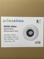 Prima Klima PK250-ECblue, 0-1450 m³/h