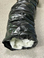 Lüfterschlauch PHONITEC Ø 127mm 3 Meter Stück (schwarz)