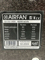 Airfan Foam Box 4250m³ 2*250/315