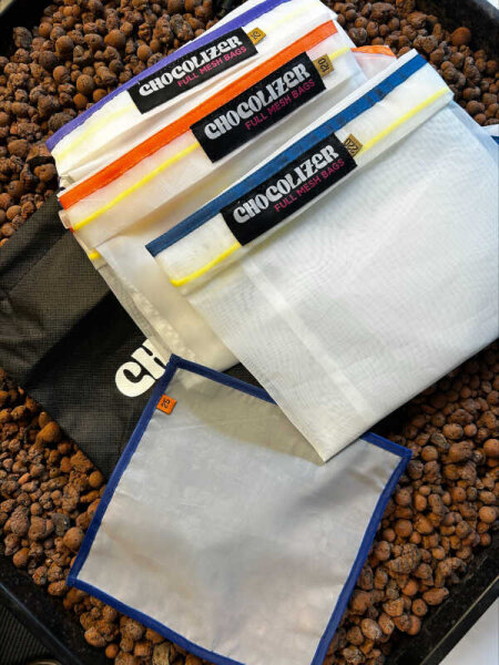 Chocolizer 3 x Extraktorbeutel 19l, 25 & 73 & 220 µ, bubble bag, ES