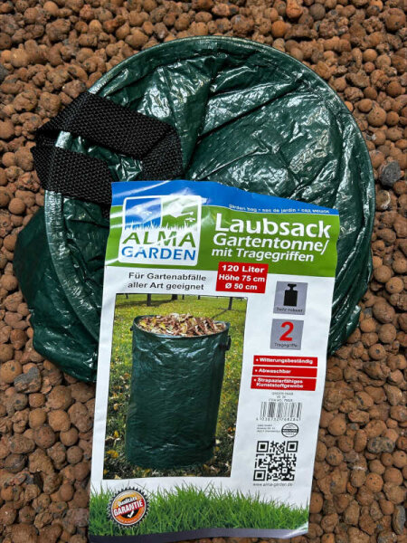 ALMA GARDEN Gartensack 120 Liter grün