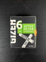 GIZEH BLACK Aktivkohlefilter Slim 34Stk L 27mm Ø 6mm