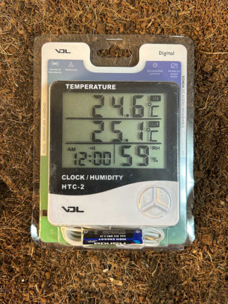 VDL Thermo-Hygrometer mit großem Bildschirm und Sonde