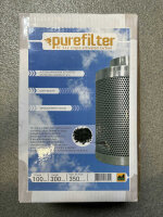 Pure Aktivkohlefilter 100mm, 350m³/h, L:300mm