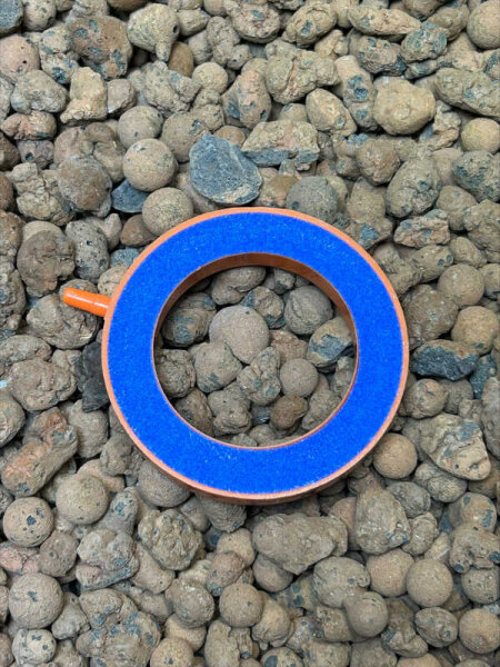Aquaking Keramik Sprudelstein, rund, 100mm