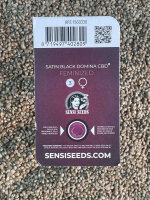 SENSI SEEDS Satin Black Domina CBD, THC:CBD, 2:1, 3 Samen feminisiert