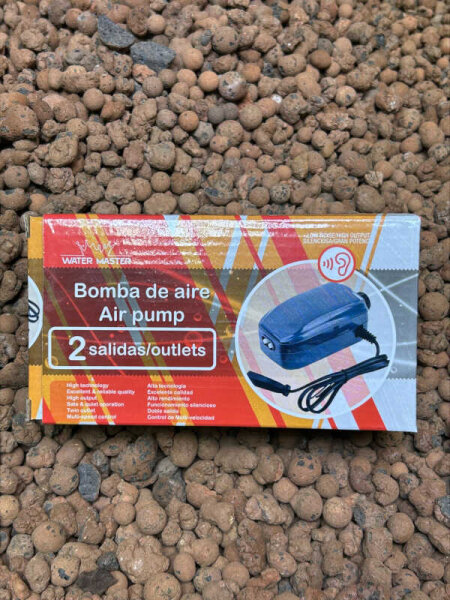 Water Master Luftpumpe, 2 Ausgänge x 1,5l/m