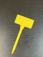Stecketiketten (Schild) gelb 17 cm, einfach