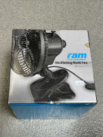 RAM Clipventilator, 180 mm, 20 W, mit Schwenkfunktion -...