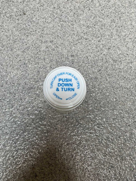 Push Down & Turn Aufbewahrungsdose, 50ml, transparent