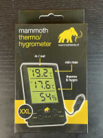 Mammoth XXL Thermo-/Hygrometer 2 Temperaturzonen innen...