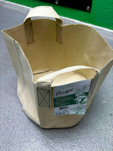 FLEXAPOT Stofftopf 26,6l / 25,4cm x 21,6cm, grau