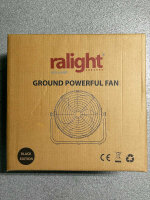 Ralight Floor Fan Ø 12(30 cm) black edition 3...