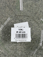 VDL Untersetzer rund, transparent, 40cm