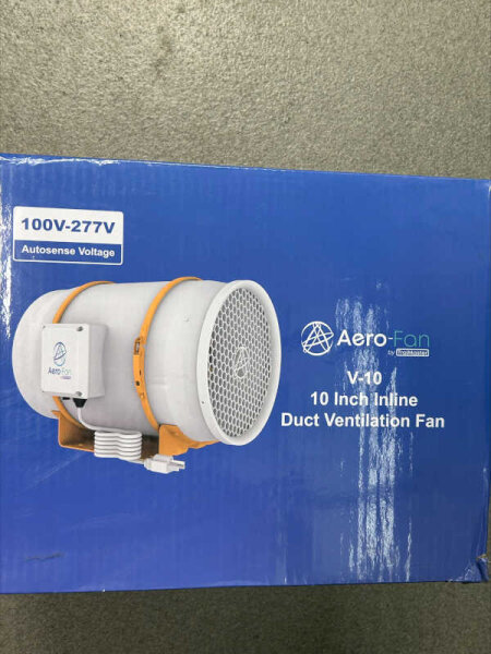 Trolmaster V-8 Inline Rohr / Kanalventilator – 1162 m³/h -  200 mm