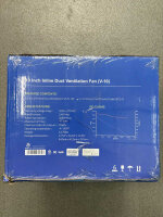 Trolmaster V-8 Inline Rohr / Kanalventilator – 1162 m³/h -  200 mm