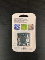 Carson MicroMini 20x LED Taschenmikroskop MM-280B blau