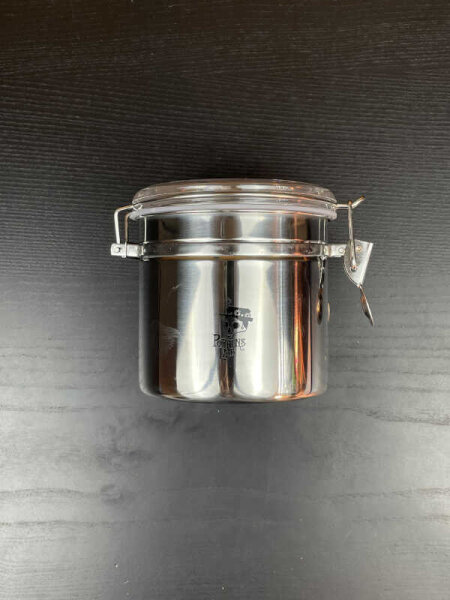Poppins LAB Edelstahlbehälter mit Glasdeckel, luftdicht, 1150ml