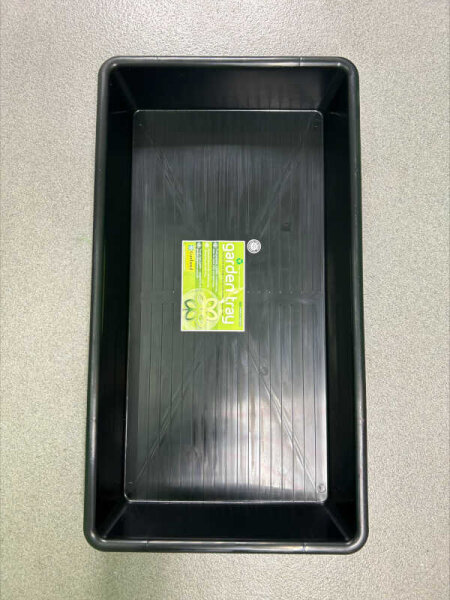 Garland Pflanzschale, Titan, schwarz, rechteckig, 100x55x15cm