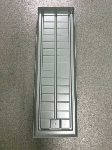 Deense Boden 110x33 cm, grau (Pflanzwanne, Fluttisch)
