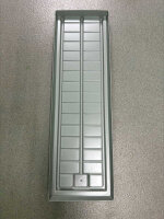 Deense Boden 110x33 cm, grau (Pflanzwanne, Fluttisch)