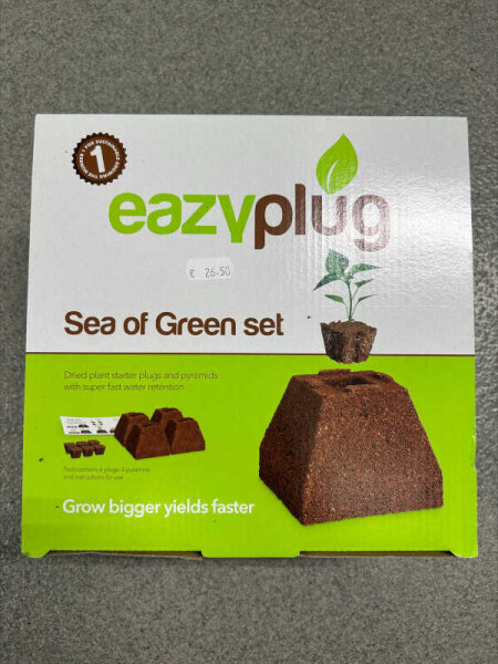Eazy Plug Sea of Green Set, 4 x Mini Pyramide+1 x 6 Anzuchttray