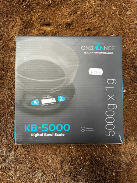 On Balance Waage digital Kitchen Bowl KB-5000, 1-5000g