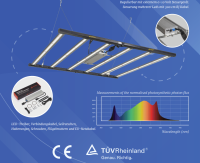 Fortis BYD 720w LED 2.7 mmol, Vollspektrum, 1100x1100x70mm