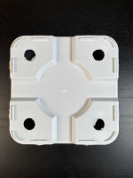 5,7l Topf viereckig weiss 25x25x23cm