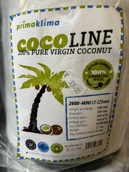 Prima Klima Coco Line C2600-MINI-100, 160-240 m³ - Ø 100mm