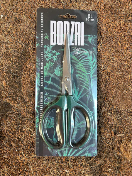 Vanguard Schere Bonsai XL grün 60mm, breiter Fingergriff