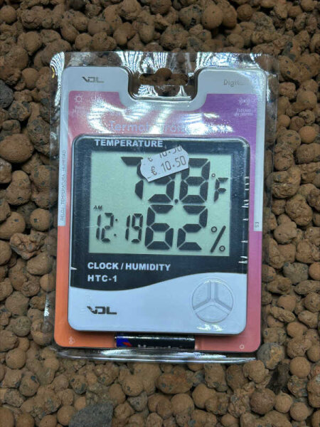 VDL Thermo-Hygrometer mit großem Bildschirm OHNE SONDE