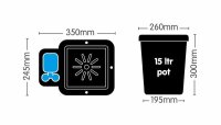 AutoPot Komplettset 1 x 1Pot 15l inkl. 47l Tank