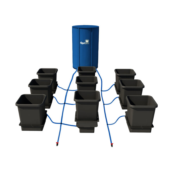 AutoPot Komplettset 9 x 1Pot 15l inkl. 100l FlexiTank