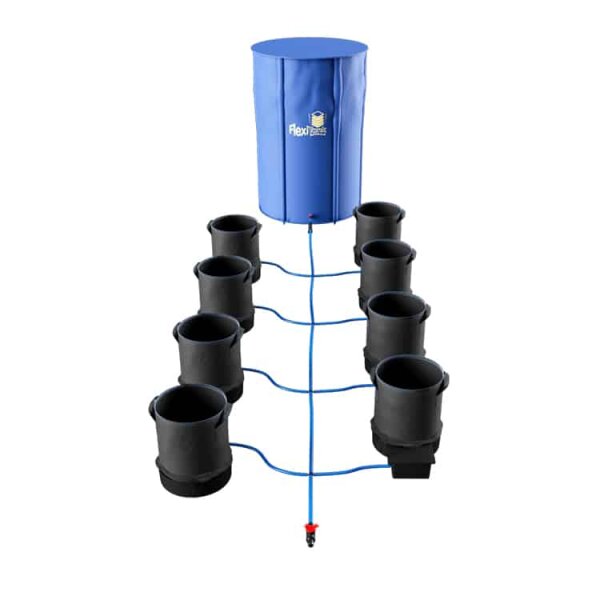AutoPot Komplettset 8 x 1Pot XL FlexiPot 20l inkl. 100l FlexiTank
